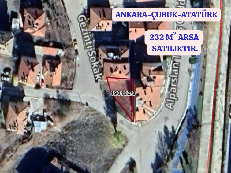 ANKARA ÇUBUK ATATÜRK KÖYÜNDE 232 M² ARSAMIZ SATILIKTIR - ANKARA ÇUBUK fotoğraf 2