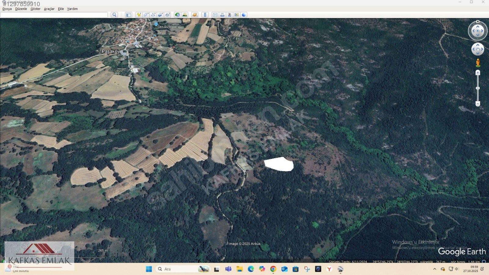 SUSURLUK PAŞAKÖY MAHALLESİ 5.511 M2 SATILIK TARLA - BALIKESİR SUSURLUK fotoğraf 5