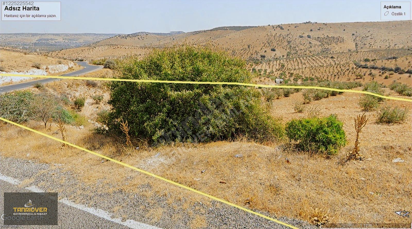 NİZİP SALKIMDA TANRIÖVER GAYRİMENKUL YOL KENARI YATIRIMLIK ARAZİ - GAZİANTEP NİZİP fotoğraf 2