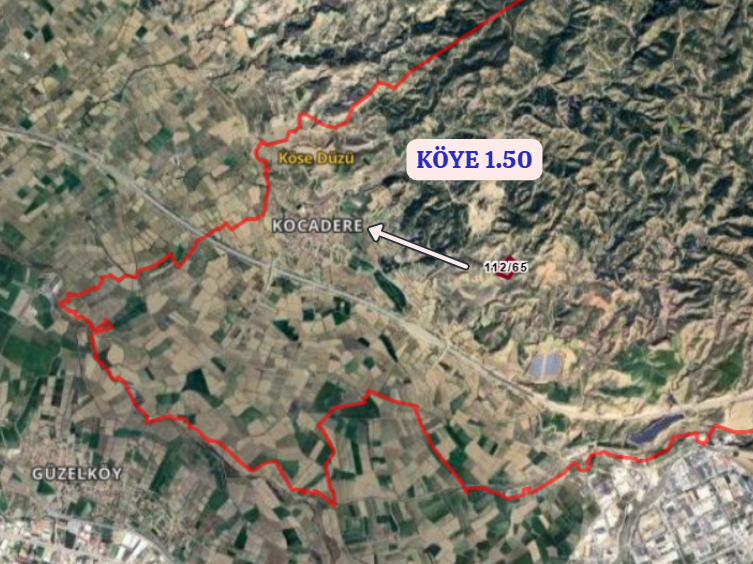 DENİZLİ PAMUKKALE KOCADERE MAHALLESİNDE  ARSANIN  350 M²  Sİ SATILIKTIR - DENİZLİ PAMUKKALE fotoğraf 4