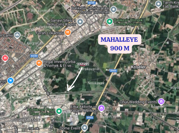 BALIKESİR ALTIEYLÜL GÜMÜŞÇEŞME  KÖYÜNDE 5.734  M² TARLA SATILIKTIR - BALIKESİR ALTIEYLÜL fotoğraf 4