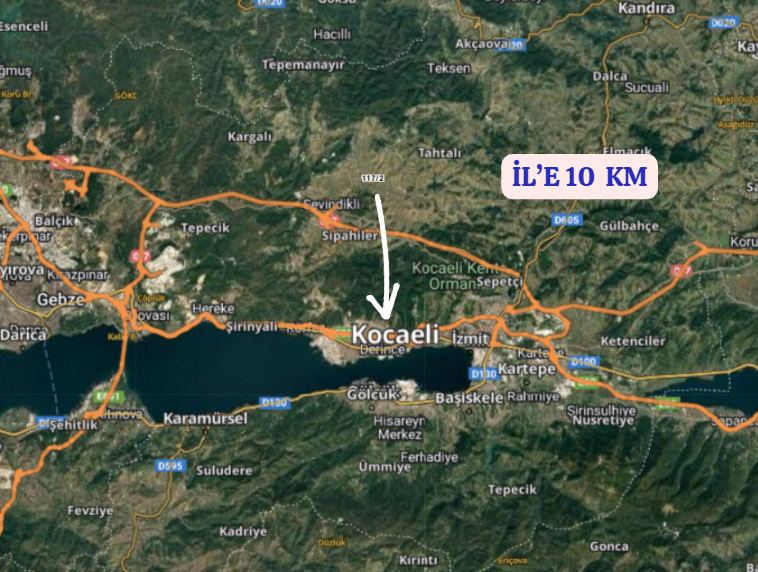 KOCAELİ DERİNCE ÇAVUŞLU   KÖYÜNDE  420   M²  TARLA  SATILIKTIR - KOCAELİ DERİNCE fotoğraf 7