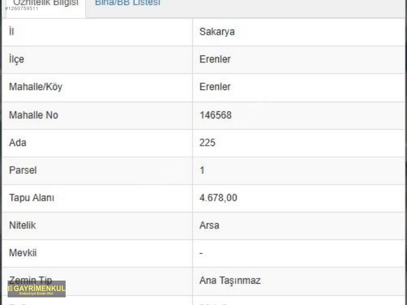 Erenler'de Sosyal Tesis Alanında Satılık 309 m² Arsa - SAKARYA ERENLER fotoğraf 3