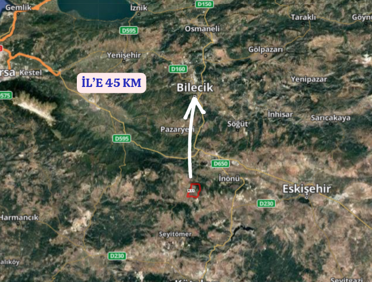 BİLECİK BOZÜYÜK ÇOKÇAPINAR  KÖYÜNDE 9.200 M² TARLA  SATILIKTIR - BİLECİK BOZÜYÜK fotoğraf 6