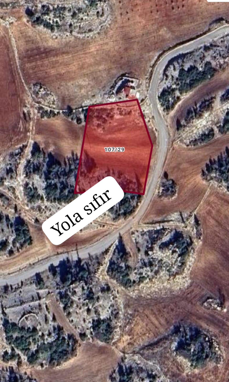 MERSİN GÜLNAR İSHAKLAR MAH. 6200 m²  İKİ PARÇA TARLAMIZ SATILIKTIR. - MERSİN GÜLNAR fotoğraf 4