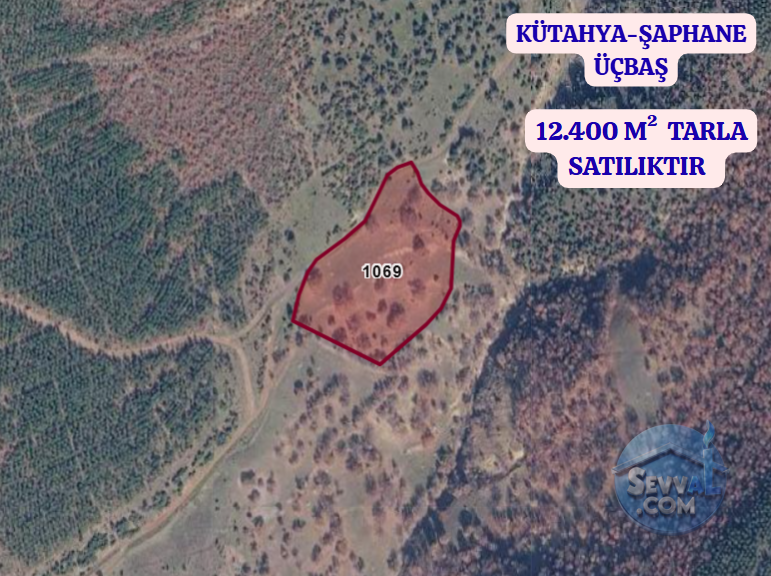 KÜTAHYA ŞAPHANE ÜÇBAŞ  KÖYÜNDE 12.400 M²  TARLA  SATILIKTIR - KÜTAHYA ŞAPHANE fotoğraf 2