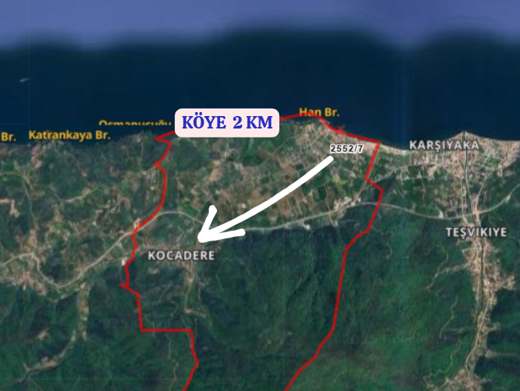 YALOVA ÇINARCIK MERKEZ-KOCADERE KÖYÜNDE 566  M² ARSA SATILIKTIR - YALOVA ÇINARCIK fotoğraf 4