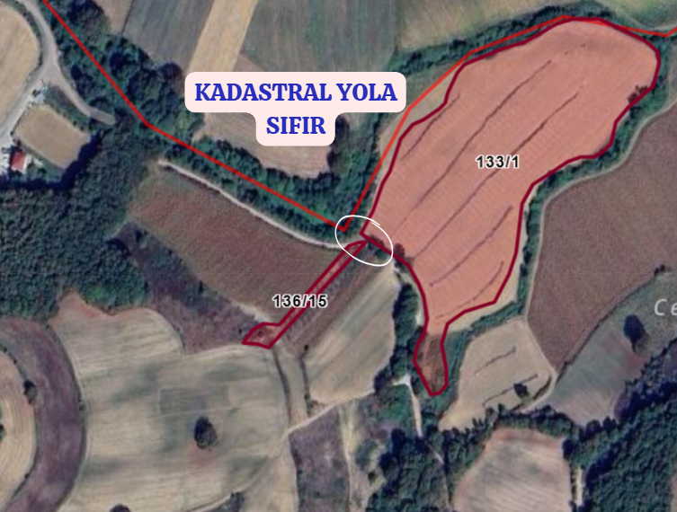 KOCAELİ İZMİT  AMBARCI  KÖYÜNDE 870 M²  TARLA  SATILIKTIR - KOCAELİ İZMİT fotoğraf 3