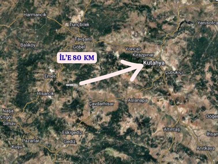 KÜTAHYA EMET YARIŞ  KÖYÜNDE  5.267 M²  TARLA  SATILIKTIR - KÜTAHYA EMET fotoğraf 6
