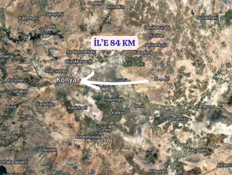 KONYA KARATAY BEŞAĞIL  KÖYÜNDE 1.081 M² AVLULU KERPİÇ EV SATILIKTIR - KONYA KARATAY fotoğraf 6