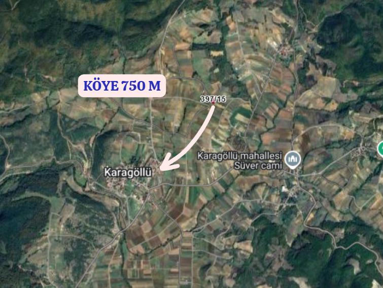 KOCAELİ DERİNCE KARAGÖLLÜ  KÖYÜNDE   516   M²  TARLA  SATILIKTIR - KOCAELİ DERİNCE fotoğraf 7