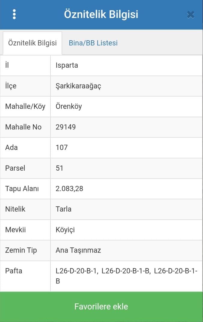 ISPARTA ŞARKIKARAAĞAÇ ÖRENKÖY MAH. 2.083M² TARLA SATILIK - ISPARTA ŞARKİKARAAĞAÇ fotoğraf 6