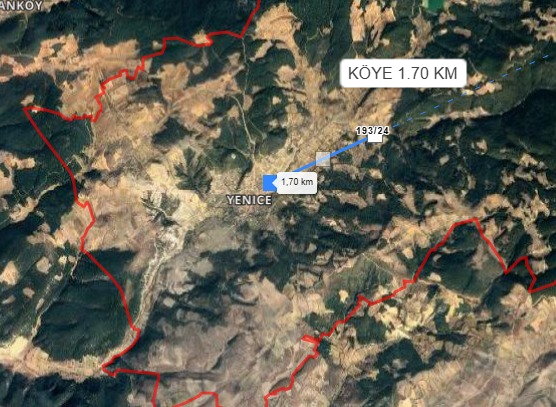 UŞAK BANAZ YENİCE KÖYÜ’NDE 2324 M² TARLA SATILIKTIR - UŞAK BANAZ fotoğraf 4
