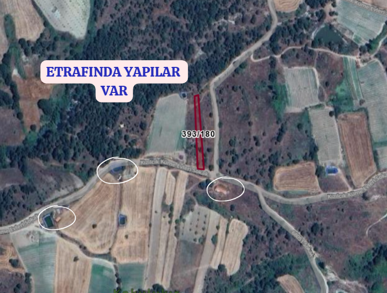 BALIKESİR SINDIRGI YÜREĞİL   KÖYÜNDE 882 M²  TARLA  SATILIKTIR - BALIKESİR SINDIRGI fotoğraf 4