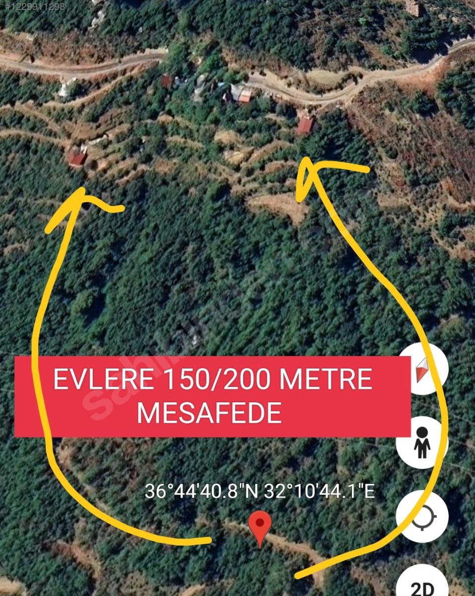 ANTALYA GÜNDOĞMUŞ KÖPRÜLÜ   KÖYÜNDE 1.385  M² TARLA  SATILIKTIR - ANTALYA GÜNDOĞMUŞ fotoğraf 4