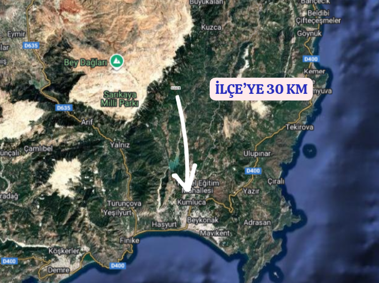 ANTALYA KUMLUCA KARACAÖREN  KÖYÜNDE 1.070  M²  BAHÇE  SATILIKTIR - ANTALYA KUMLUCA fotoğraf 6