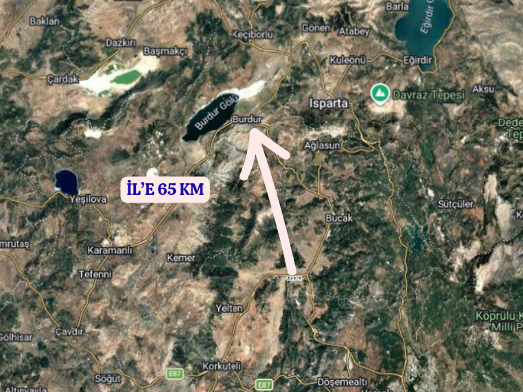 BURDUR BUCAK KIZILKAYA/PAZAR   KÖYÜNDE 400  M²  ARSA SATILIKTIR - BURDUR BUCAK fotoğraf 6