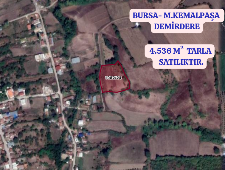 BURSA M.KEMALPAŞA DEMİRDERE KÖYÜNDE 4.536 M² TARLA SATILIKTIR. - BURSA MUSTAFAKEMALPAŞA fotoğraf 2
