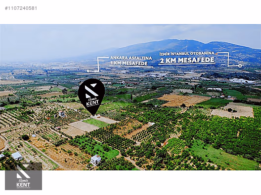 Kemalpaşa Aşağıkızılca Satılık Bahçe 1.200 m2 Tek Tapu - İZMİR KEMALPAŞA fotoğraf 21