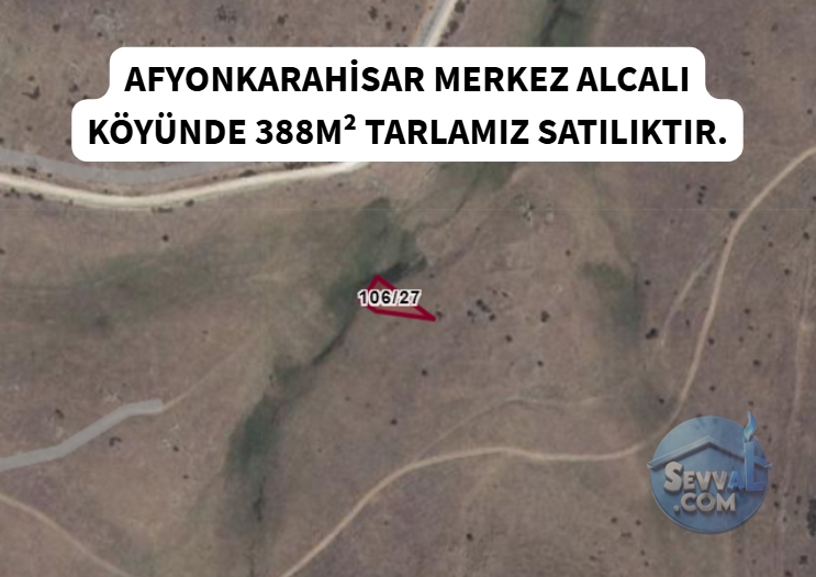 AFYONKARAHİSAR MERKEZ ALCALI KÖYÜ 388 m² ÇAYIR SATILIK - Afyonkarahisar Merkez fotoğraf 10