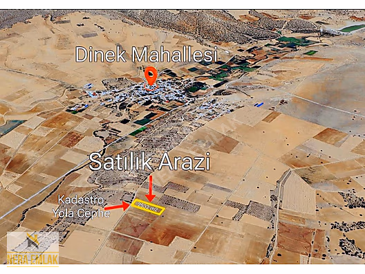 ÇUMRA İLÇE YAKINI KADASTRO YOL CEPHELİ TEK TAPU 2.532 m2 TARLA - KONYA ÇUMRA fotoğraf 2