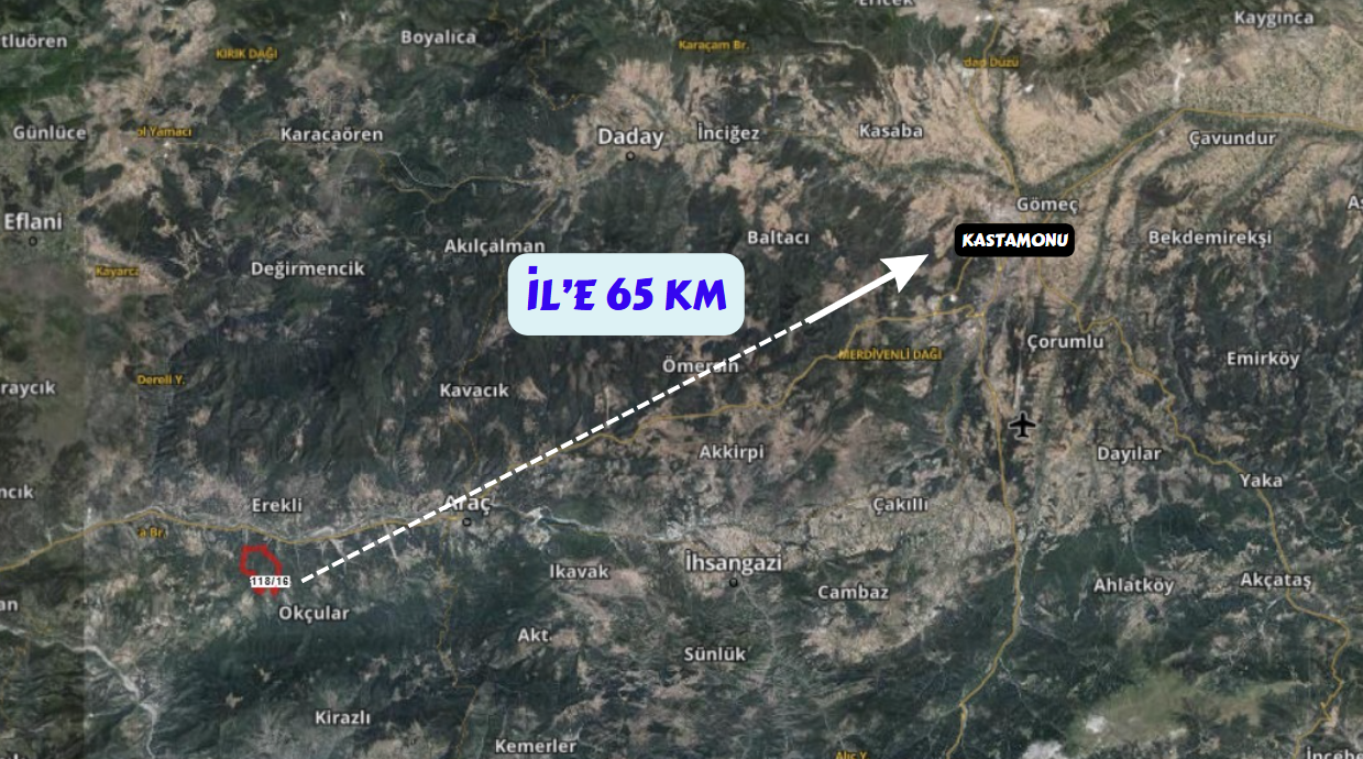 KASTAMONU ARAÇ İĞDİR KIŞLA KÖYÜ 908 M² TARLAMIZ SATILIKTIR. - KASTAMONU ARAÇ fotoğraf 6