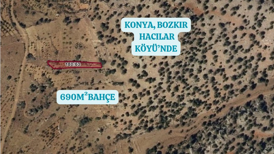 KONYA BOZKIR HACILAR KÖYÜNDE 690 M² BAHÇEMİZ SATILIKTIR - KONYA BOZKIR fotoğraf 2