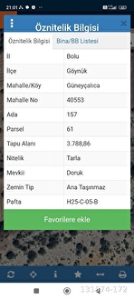BOLU /GÖYNÜK/GÜNEY ÇALICADA TARLA - BOLU GÖYNÜK fotoğraf 2