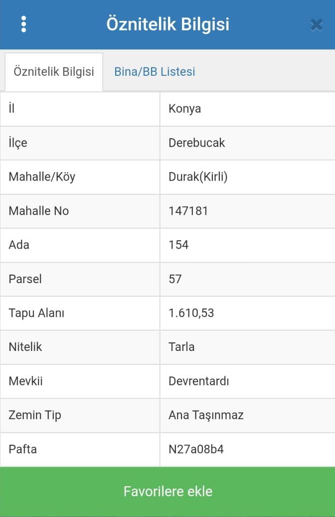 KONYA DEREBUCAK DURAK MAH. 1.610M² TARLA  SATILIKTIR - KONYA DEREBUCAK fotoğraf 5