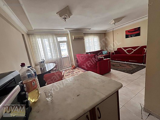 DENİZ MANZARALI 2+1 GENİŞ OTURUM EŞYALI DAİRE - MERSİN MEZİTLİ fotoğraf 3