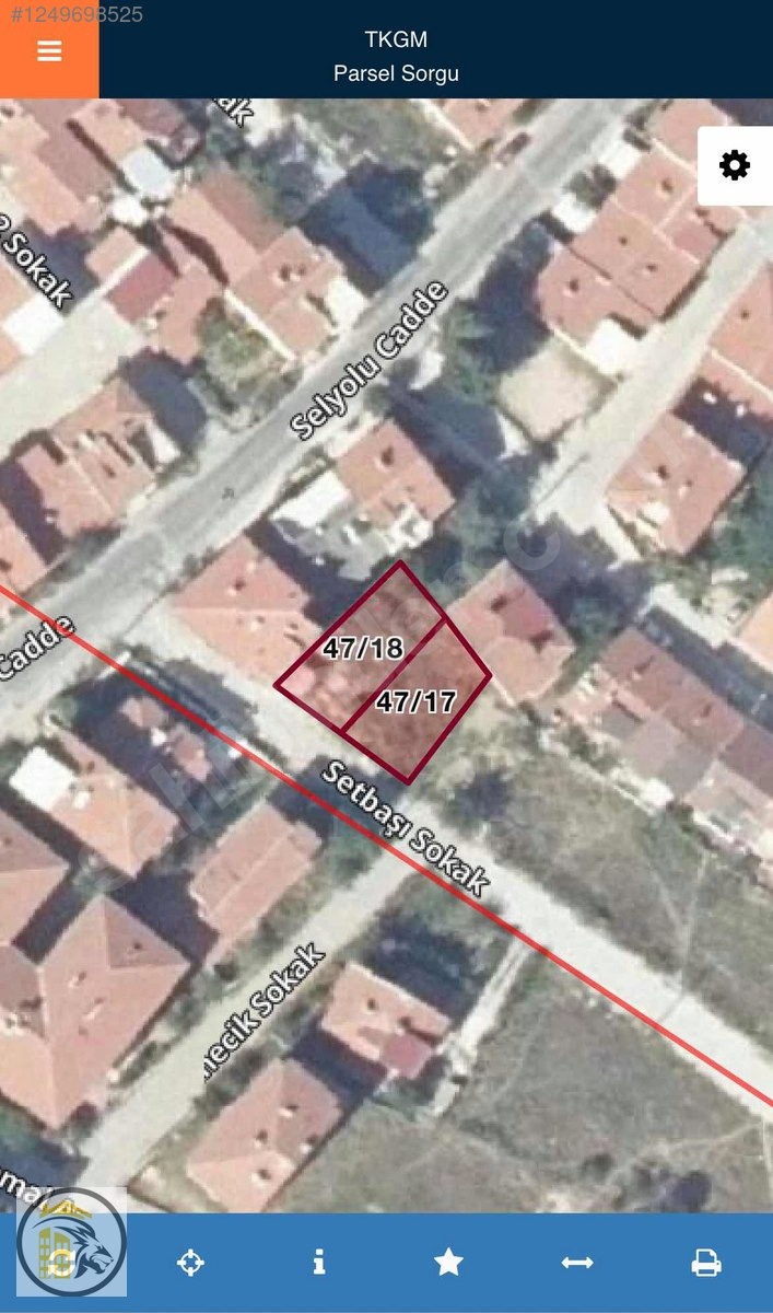 ASLAN EMLAK'TAN BÖLCEK MAHALLESİNDE SATILIK 330M2 ARSA 2 PARSEL - KÜTAHYA MERKEZ fotoğraf 6