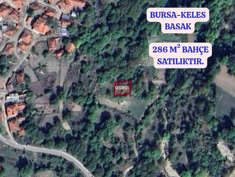 BURSA KELES BAŞAK KÖYÜNDE 286 M² BAHÇE SATILIKTIR - BURSA KELES fotoğraf 2