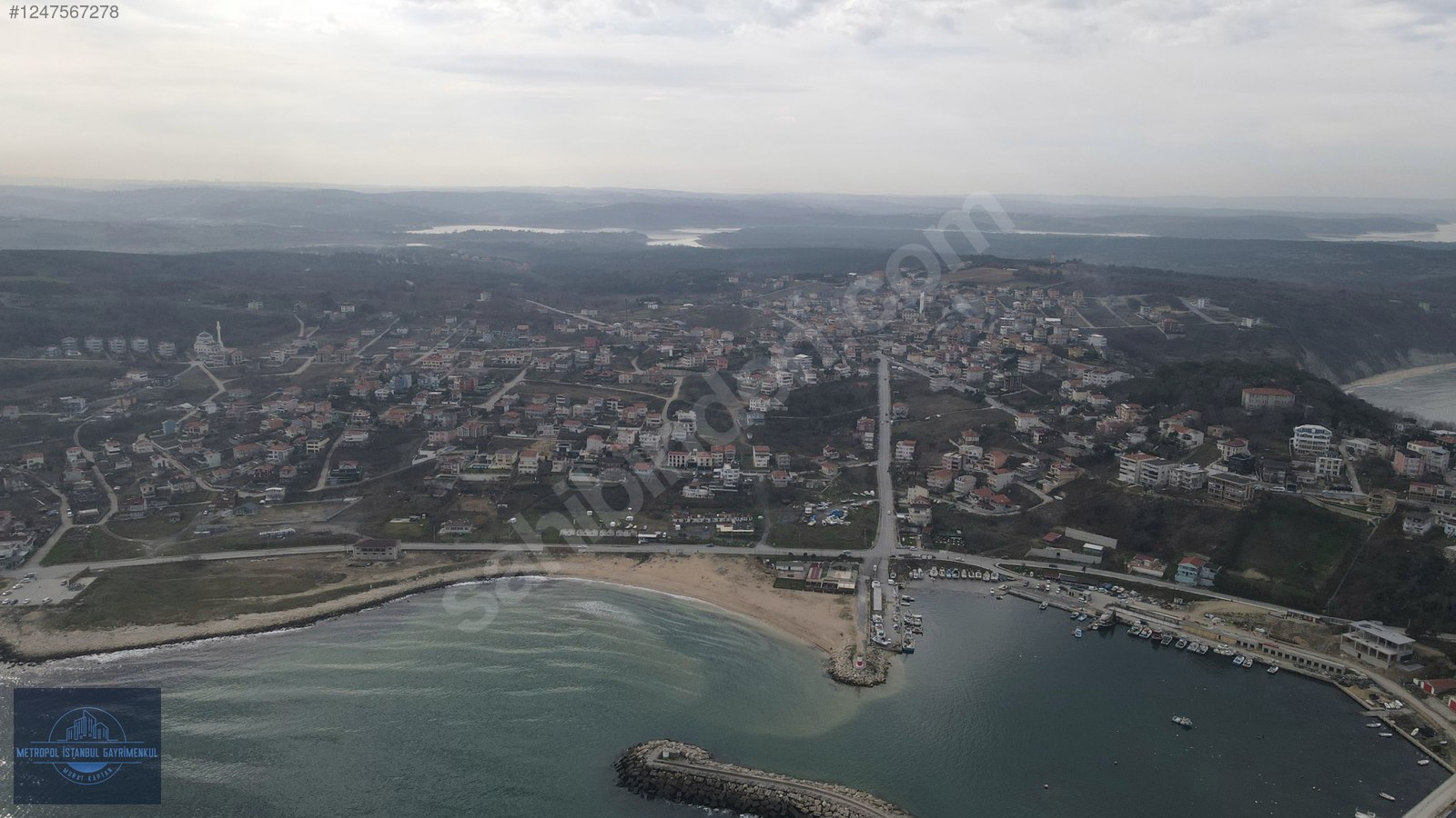 KARABURUN DA DENİZ MANZARALI TEK TAPU ARSA - İSTANBUL ARNAVUTKÖY fotoğraf 7