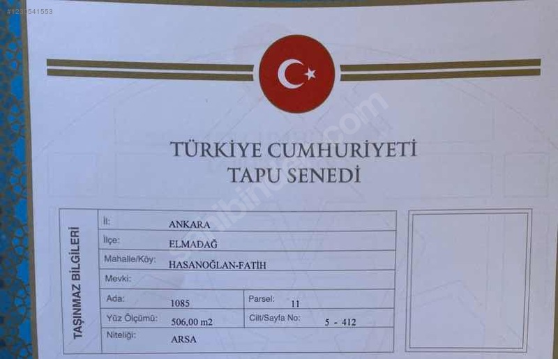 ANKARA ELMADAĞ HASANOĞLU FATİH KÖYÜNDE 506 M² VE 506 M²  ARSALARIMIZ SATILIKTIR - ANKARA ELMADAĞ fotoğraf 8