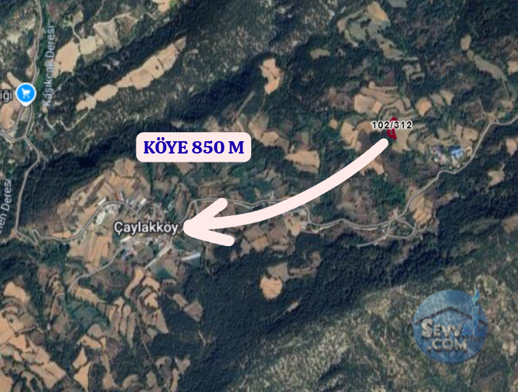 BOLU GÖYNÜK ÇAYLAK  KÖYÜNDE  1.780 M²  TARLA  SATILIKTIR - BOLU GÖYNÜK fotoğraf 5