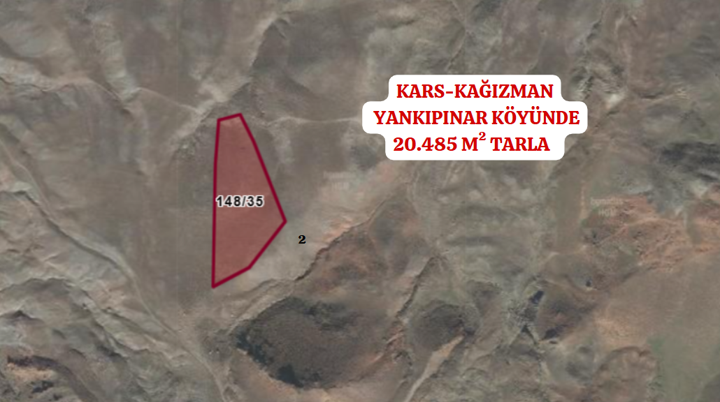 KARS KAĞIZMAN YANKIPINAR KÖYÜNDE 20.485 M² TARLA SATILIKTIR - KARS KAĞIZMAN fotoğraf 2