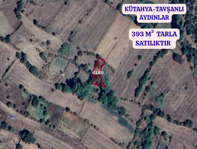 KÜTAHYA TAVŞANLI AYDINLAR  KÖYÜNDE 393 M²  TARLA  SATILIKTIR - KÜTAHYA TAVŞANLI fotoğraf 2