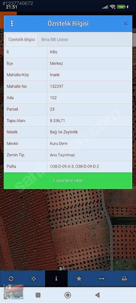 68 agac tonluk Zeytinlik kadastro yoluna sıfır Cook acil satılık - KİLİS MERKEZ fotoğraf 2