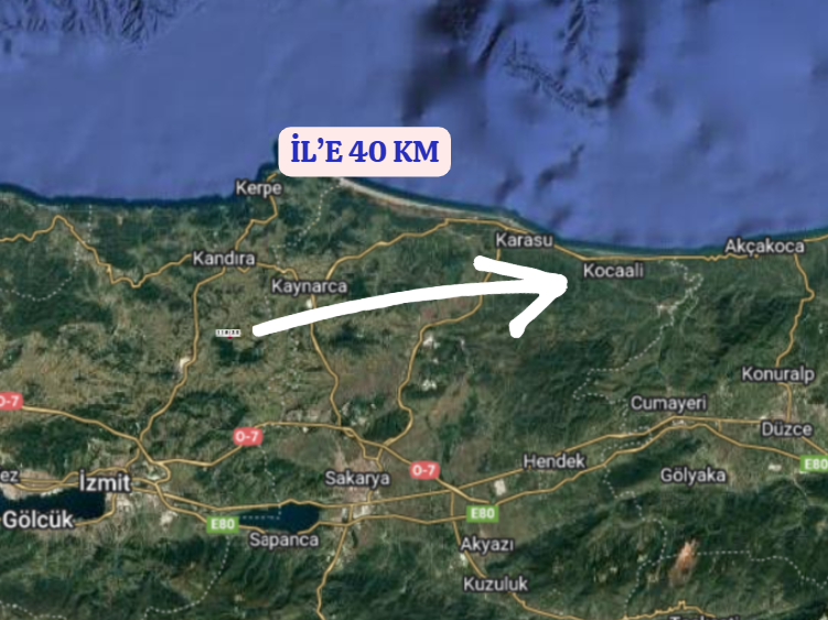KOCAELİ KANDIRA SARIAHMETLER  MAHALLESİ  1.577  M²  TARLA  SATILIKTIR - KOCAELİ KANDIRA fotoğraf 7