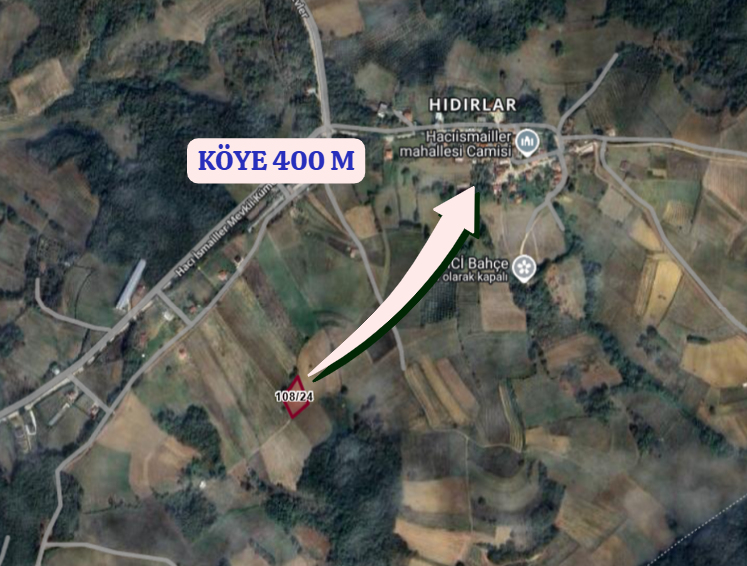 KOCAELİ KANDIRA HIDIRLAR  KÖYÜNDE 1.676 M²  TARLA  SATILIKTIR - KOCAELİ KANDIRA fotoğraf 4