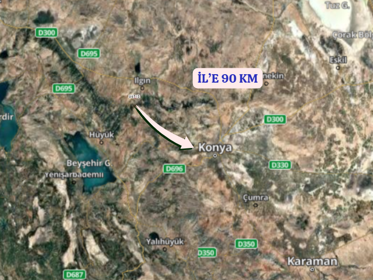 KONYA ILGIN GEÇİT  KÖYÜNDE 10.969   M² TARLA  SATILIKTIR - KONYA ILGIN fotoğraf 6