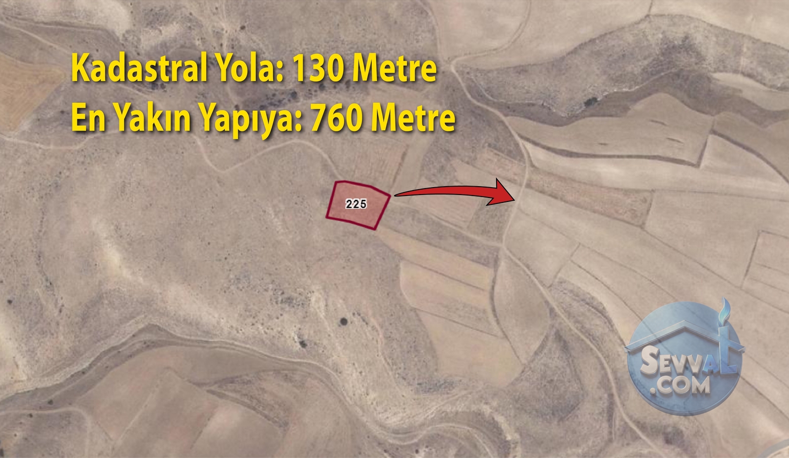 AFYONKARAHİSAR ÇAY DEVEDERESİ KÖYÜNDE 2.500 M² TARLA SATILIKTIR. - Afyonkarahisar Çay fotoğraf 5