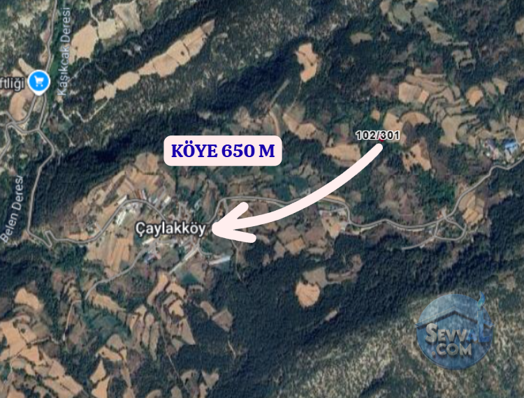 BOLU GÖYNÜK ÇAYLAK  KÖYÜNDE  297 M²  TARLA  SATILIKTIR - BOLU GÖYNÜK fotoğraf 5