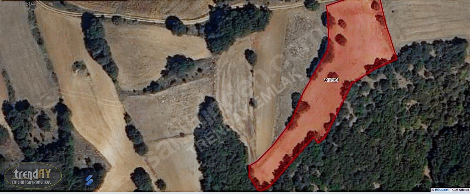 Dübekli Köyü'nde 10.570 m² Kadastral Yola Cepheli Tarlalar - BİLECİK BOZÜYÜK fotoğraf 5