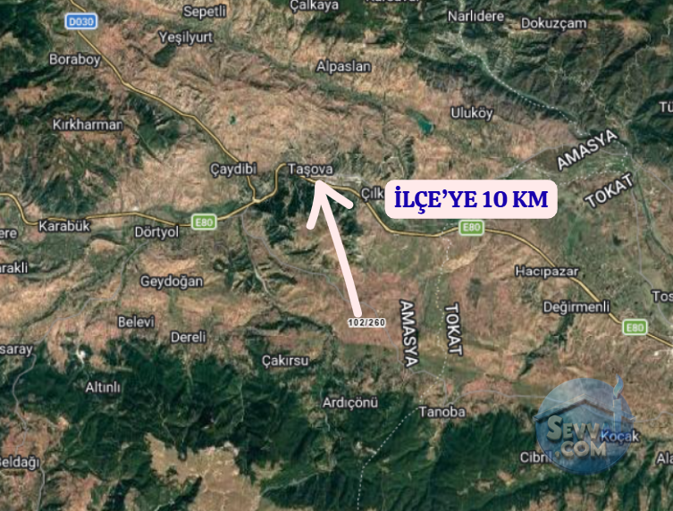AMASYA TAŞOVA ESENÇAY  KÖYÜNDE  943 M²  TARLA  SATILIKTIR - AMASYA TAŞOVA fotoğraf 5