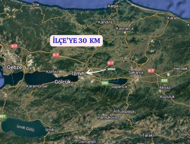 KOCAELİ İZMİT  ORTABURUN   MAHALLESİNDE 3.788 M²  TARLA  SATILIKTIR - KOCAELİ İZMİT fotoğraf 7