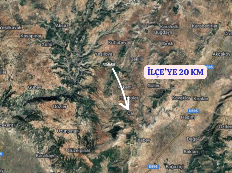 DENİZLİ ÇAL  ÇALÇAKIRLAR   KÖYÜNDE   1.996   M²  TARLA  SATILIKTIR - DENİZLİ ÇAL fotoğraf 6
