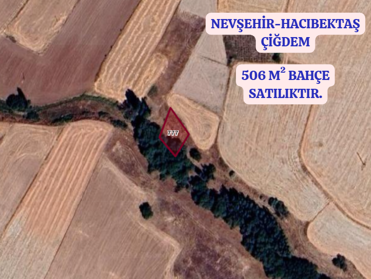 NEVŞEHİR HACIBEKTAŞ ÇİĞDEM  KÖYÜNDE  506  M² BAHÇE  SATILIKTIR - NEVŞEHİR HACIBEKTAŞ fotoğraf 2