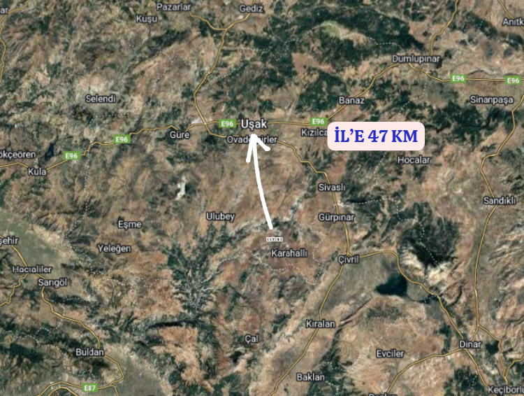 UŞAK KARAHALLI PAŞALAR  KÖYÜNDE 3.954  M²  BAĞ  SATILIKTIR  - UŞAK KARAHALLI fotoğraf 6