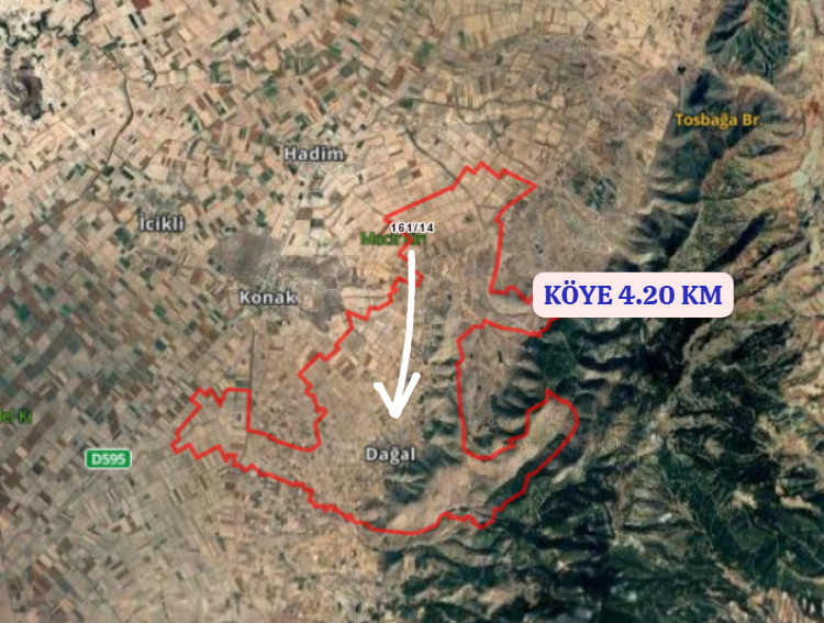 DENİZLİ BAKLAN DAĞAL  KÖYÜNDE 2.685  M² TARLA  SATILIKTIR - DENİZLİ BAKLAN fotoğraf 4